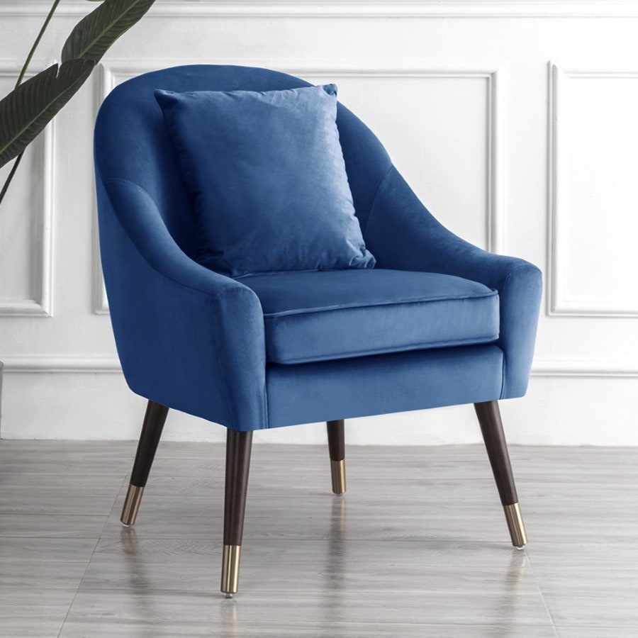 VALORA Velvet Dining Chair - Dark Blue - Artemis Home