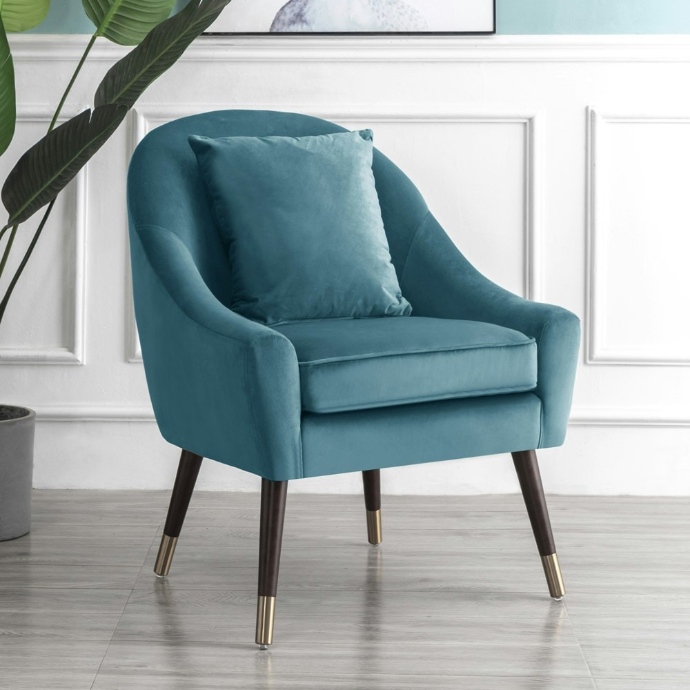 VALORA Velvet Dining Chair - Teal - Artemis Home