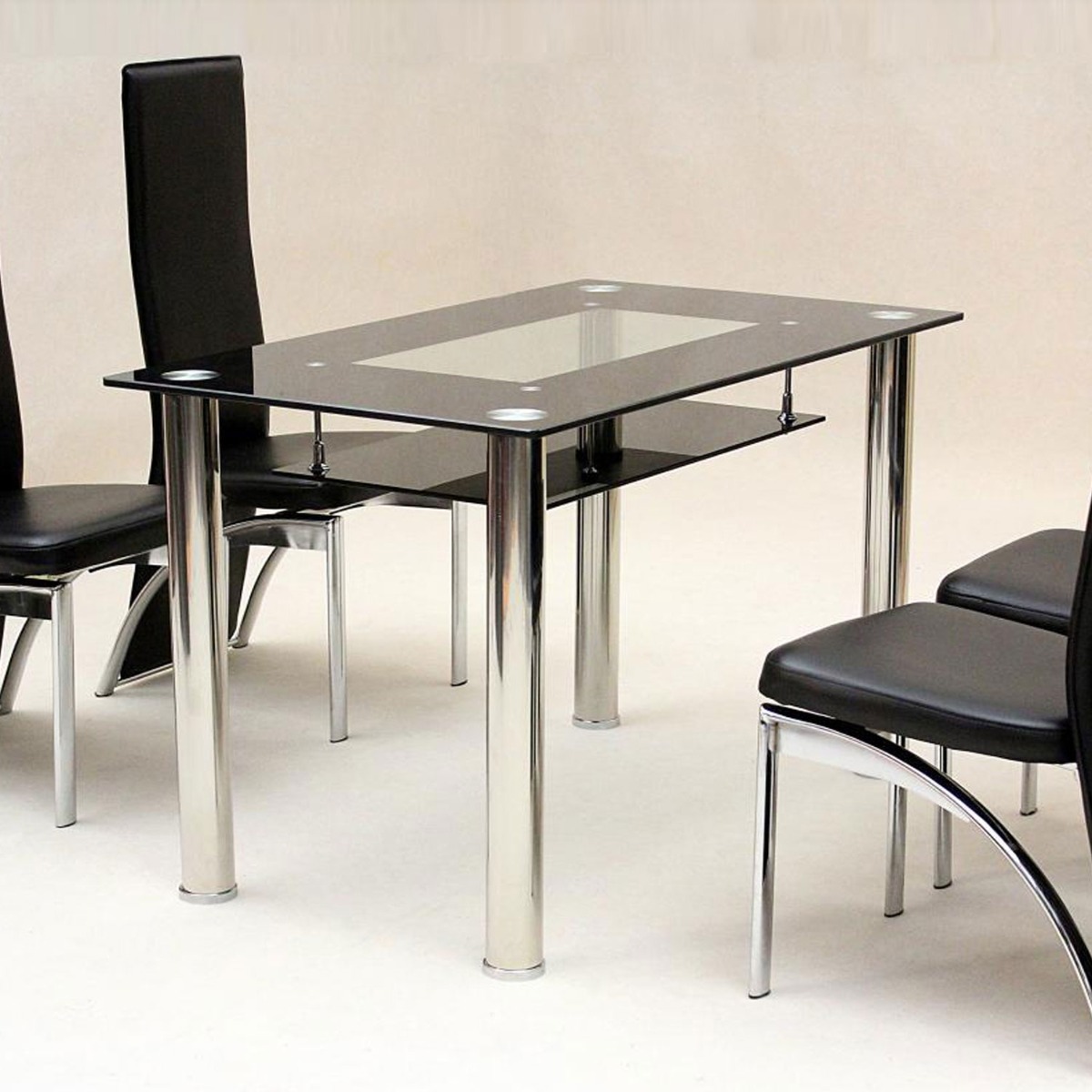 Bramwell Glass Small Dining Table - Sigrid Mills