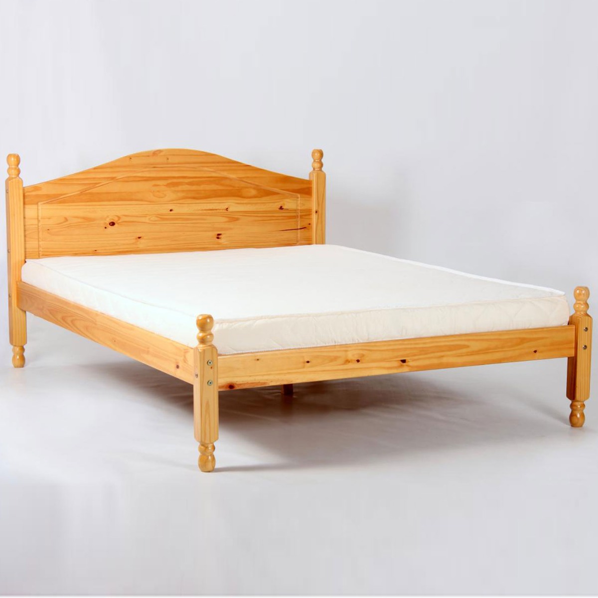 Leocadia 4ft Small Double Bed - Pine - Sigrid Mills