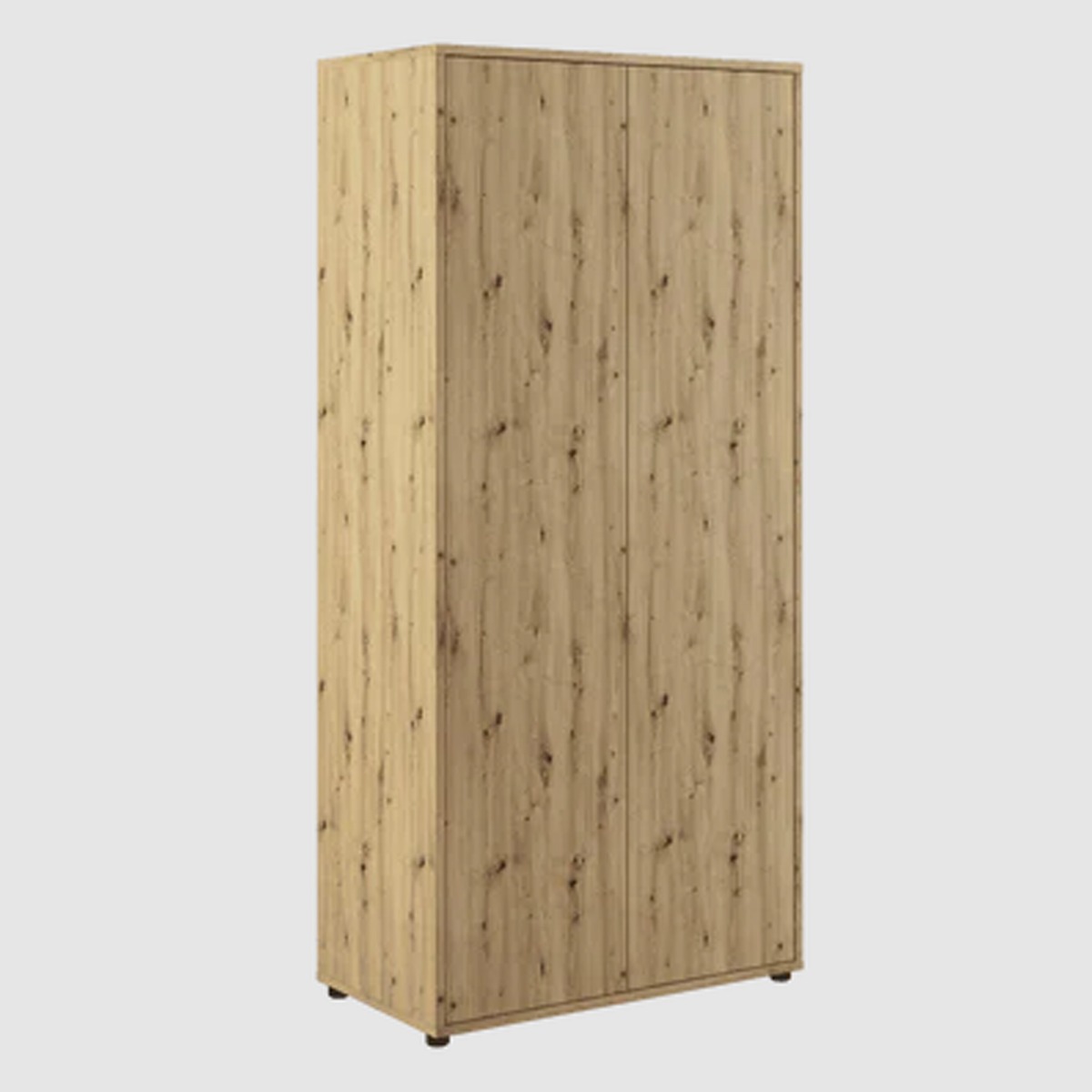 Wardrobe - DONNELL 2 Door Wardrobe Oak Artisan 101cm - Art Nest