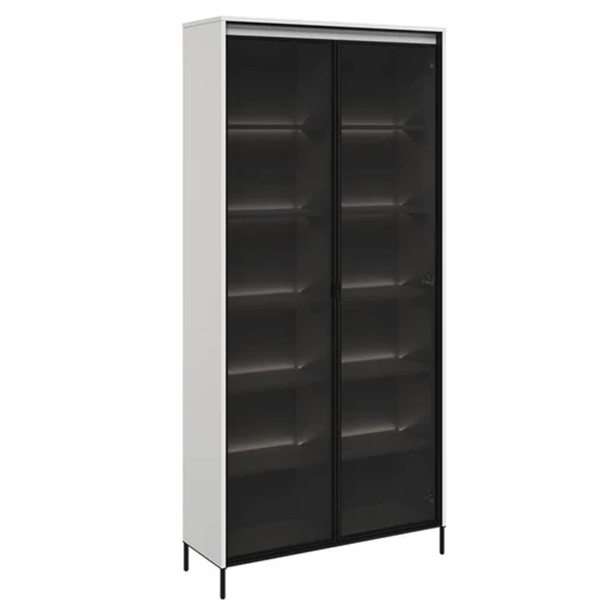 TRADESSA Tall Display Cabinet - White Matt