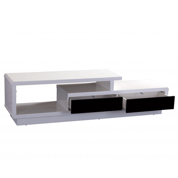 Eden High Gloss TV Unit - White - Sigrid Mills
