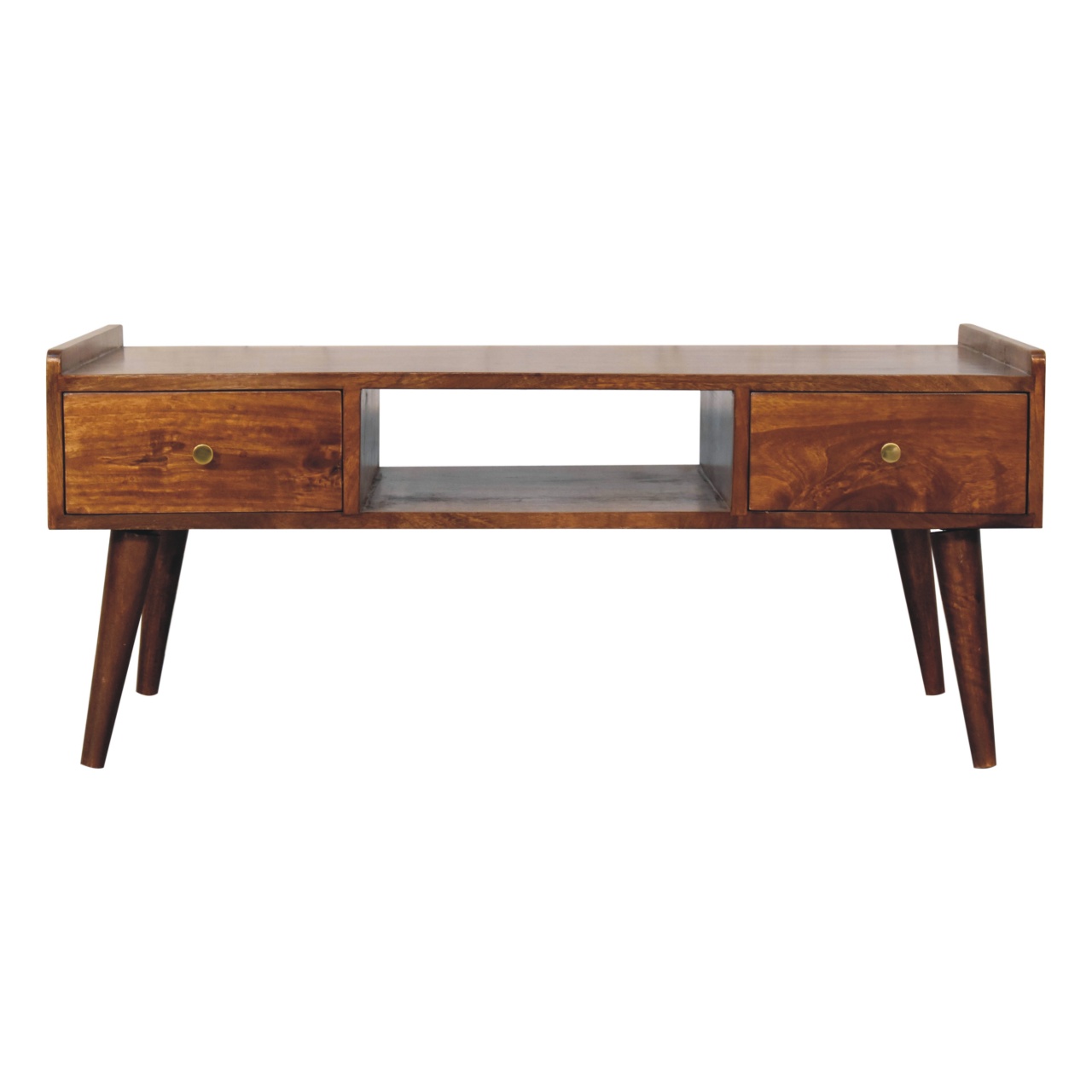 TV Stand - OSLO Media Unit Chestnut 100cm - Beasley & Sons