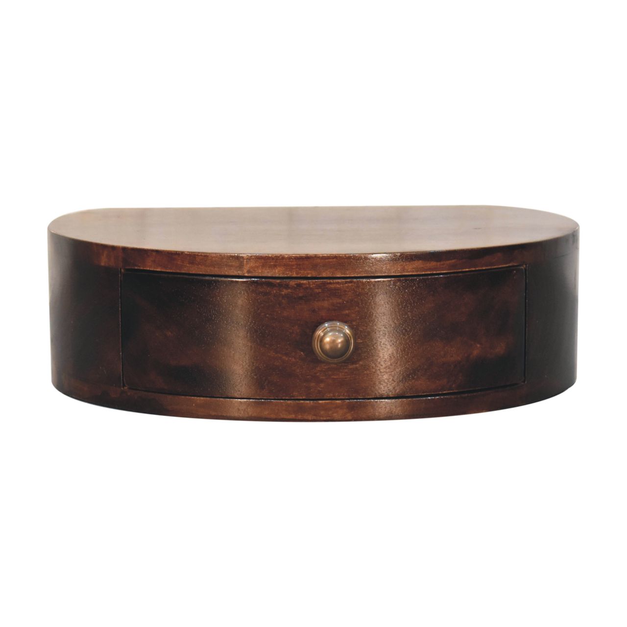 CALIRON Wall Mounted Bedside Table - Medium Oak - Beasley & Sons
