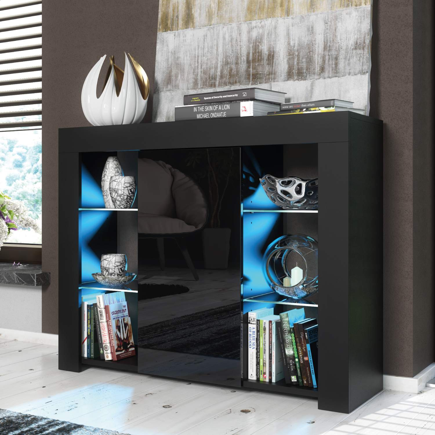 LEGACY Sideboard 97cm - Black - Crete Bay
