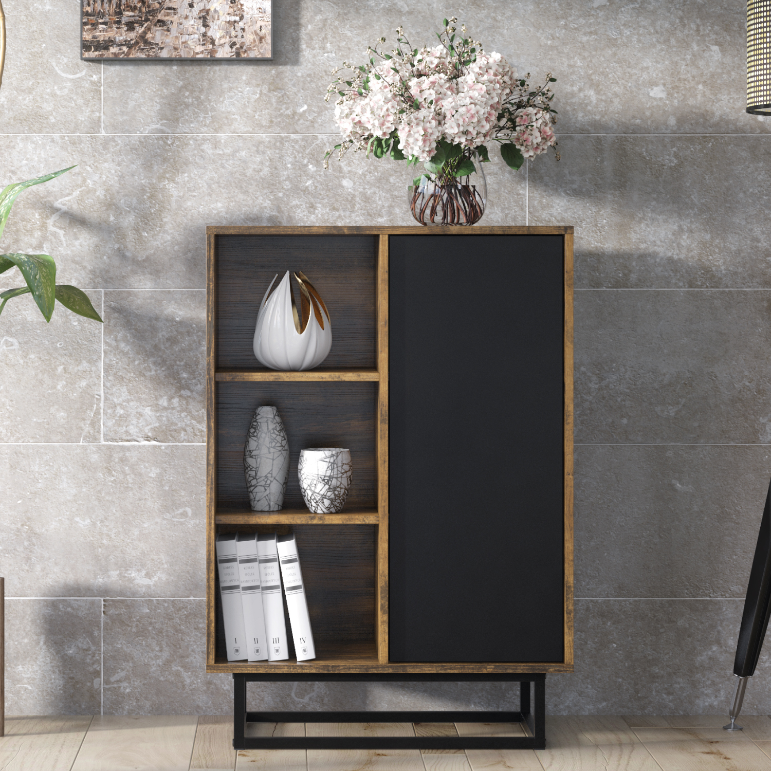 ZAMORA Sideboard 100cm - Rustic - Crete Bay