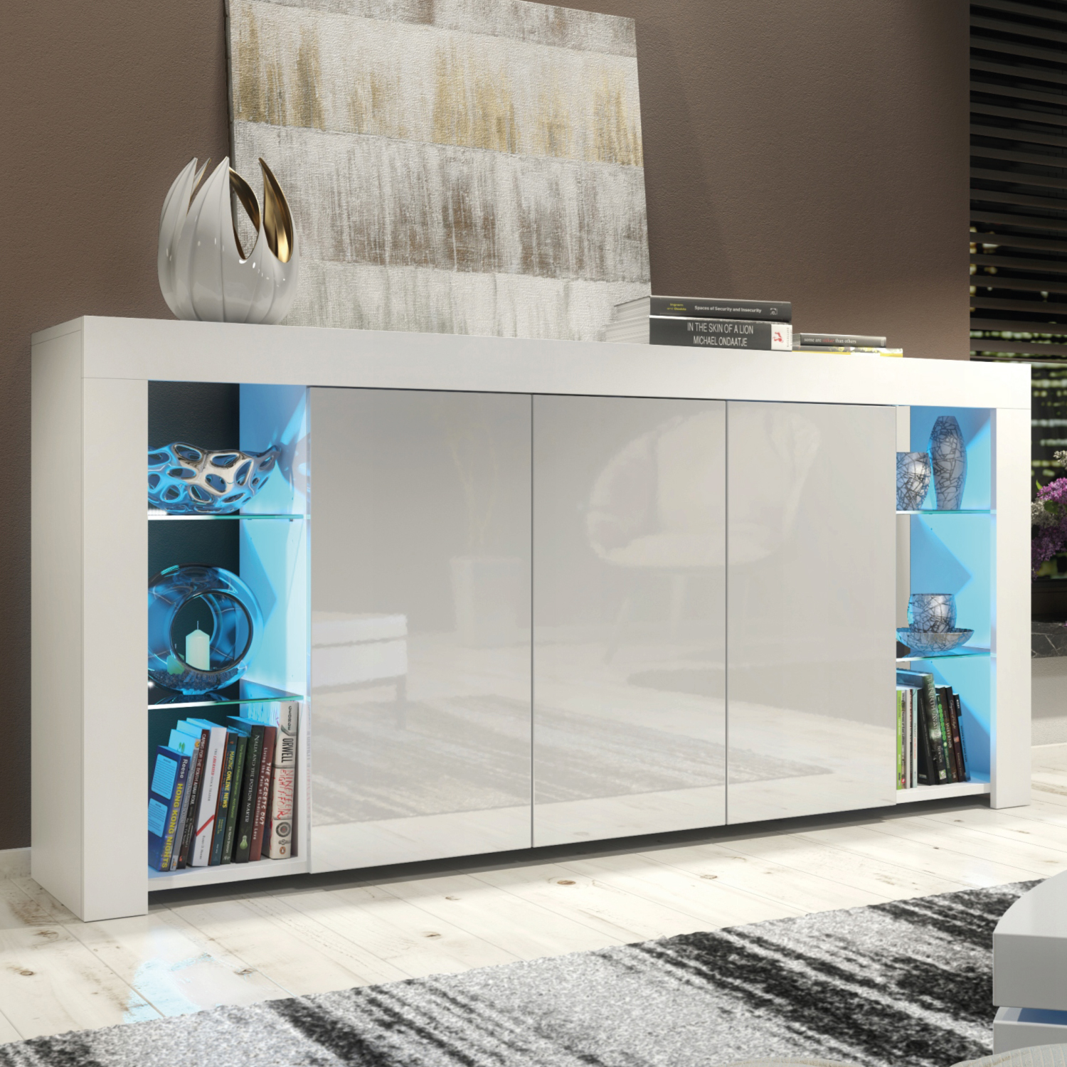 BILBAO Sideboard 164cm - Grey - Crete Bay