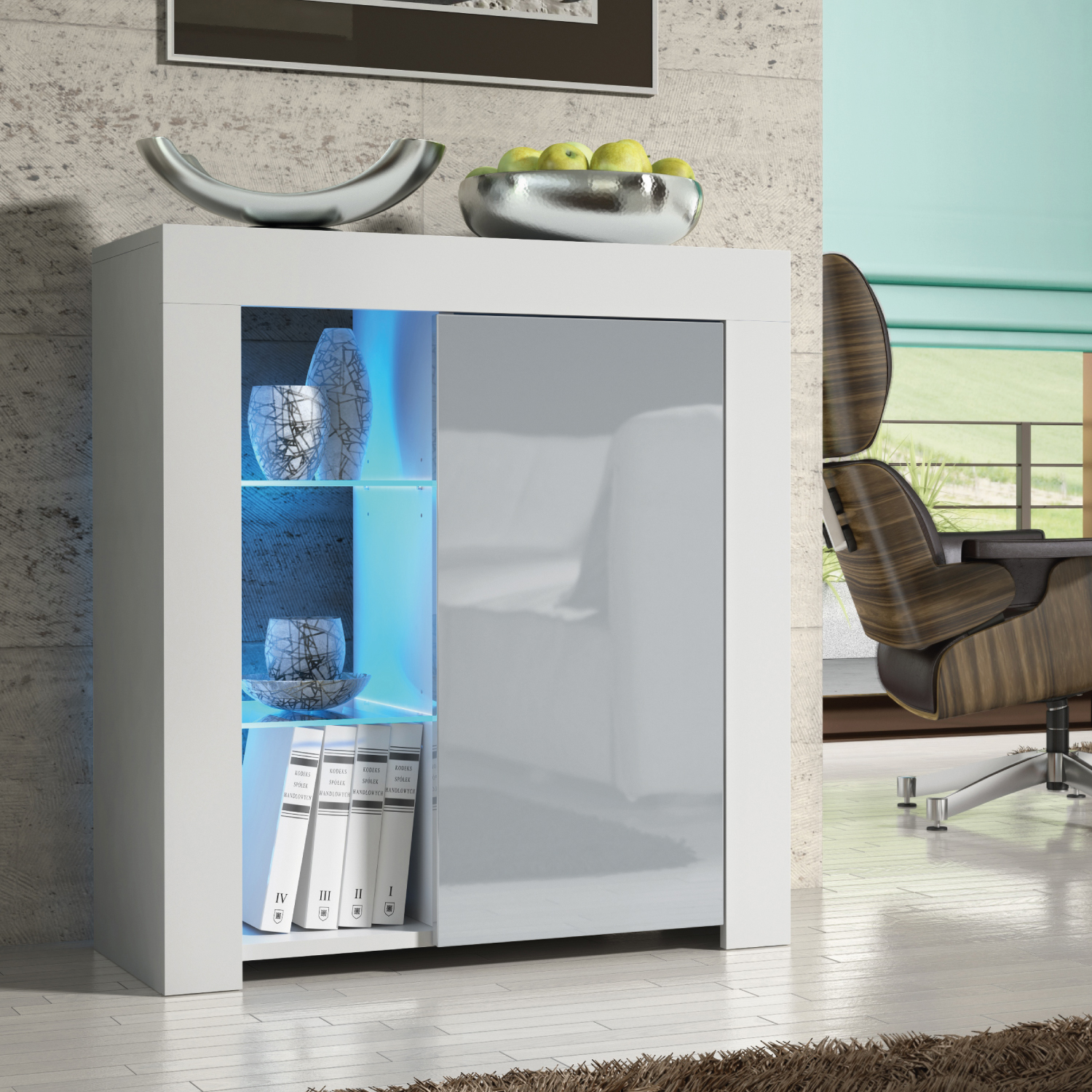 FLASH Sideboard 83cm - Grey - Crete Bay