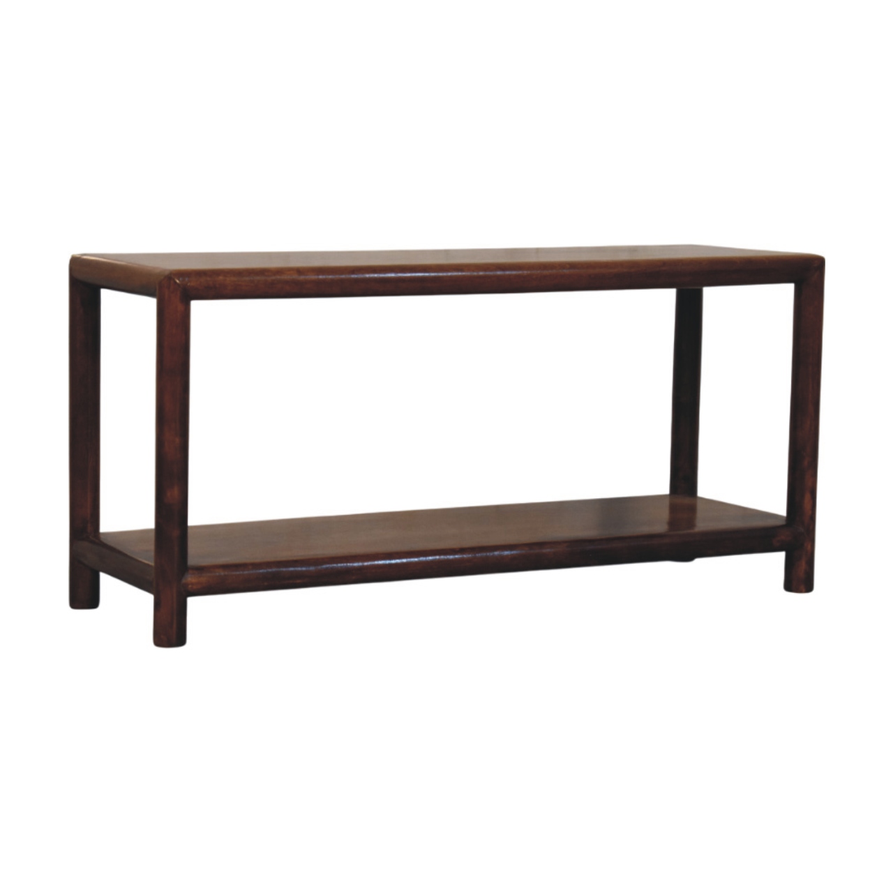 REVO Wooden Living Room Bench - Medium Oak - Beasley & Sons