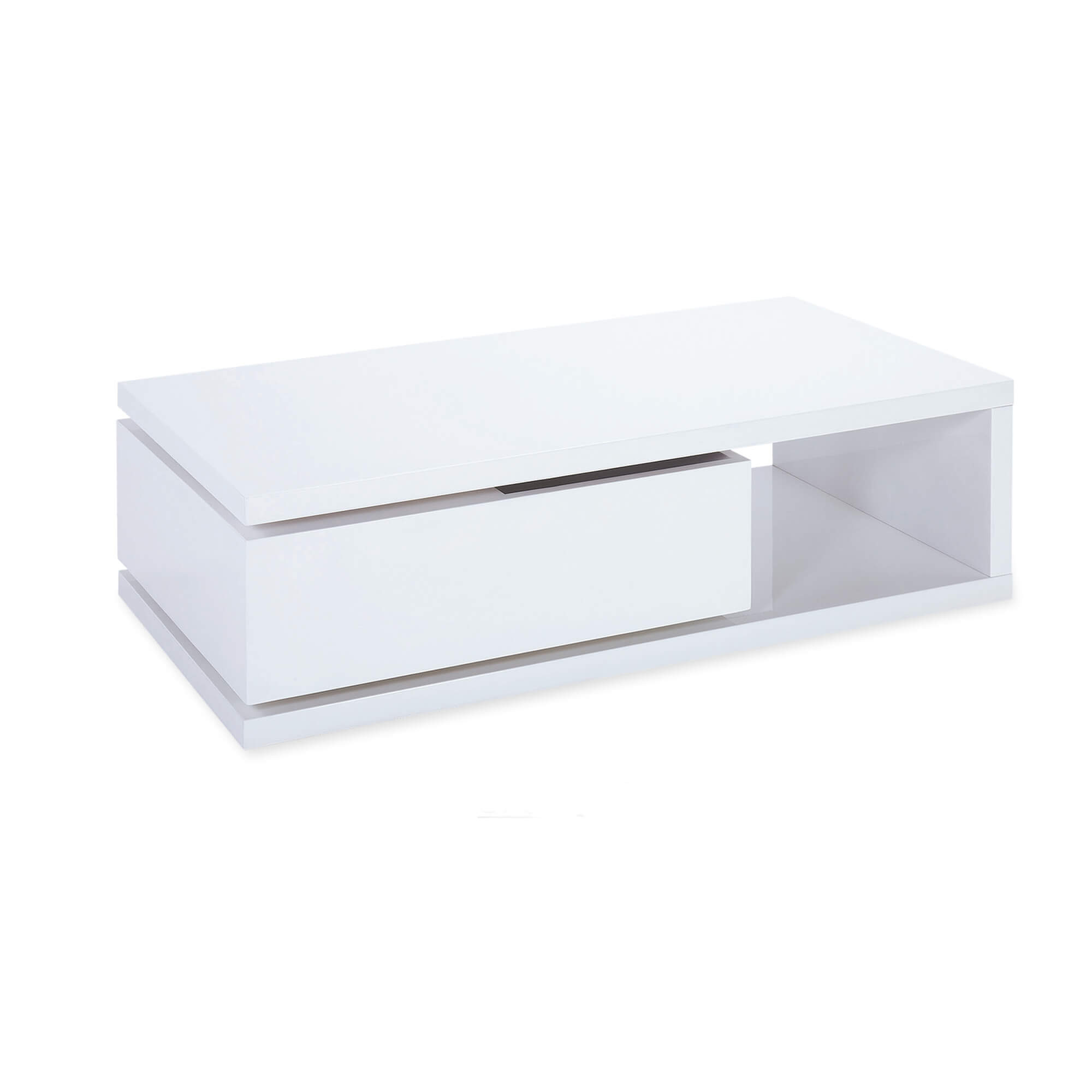 OWEN High Gloss Coffee Table - White - Sigrid Mills
