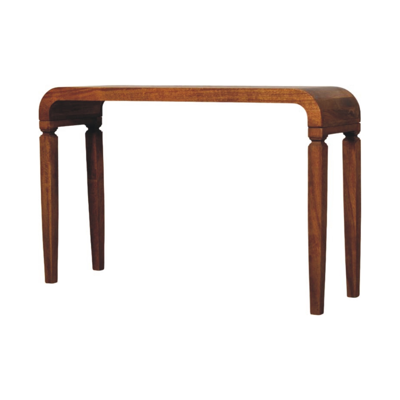 ARVO Wooden Console Table - Medium Oak - Beasley & Sons