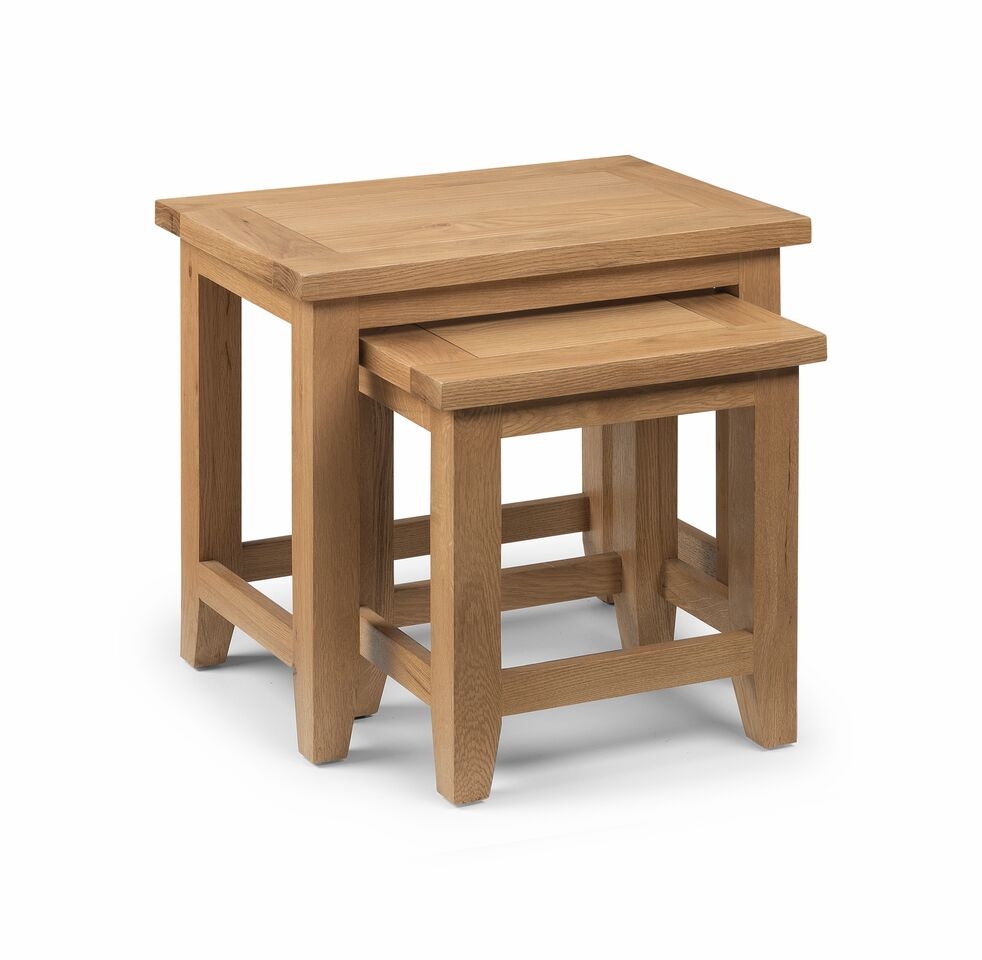 Astoria Oak Nest of Tables - JB Collections