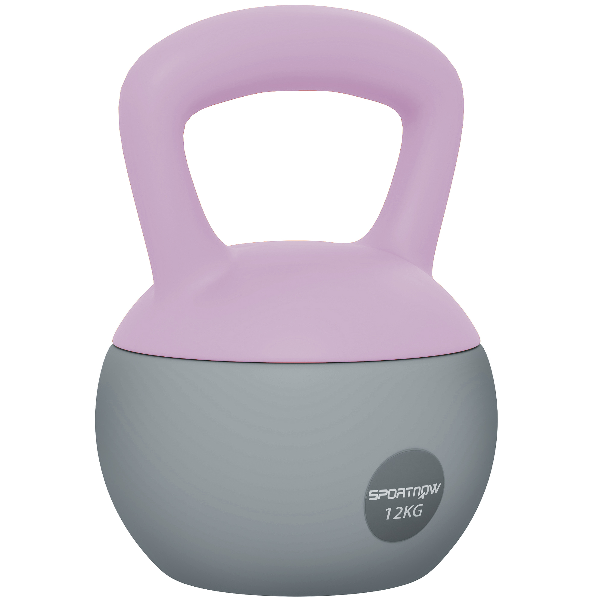 SPORTEDGE Soft Kettlebell Kettlebell with Non Slip Handle Purple, Grey - Life Essentials