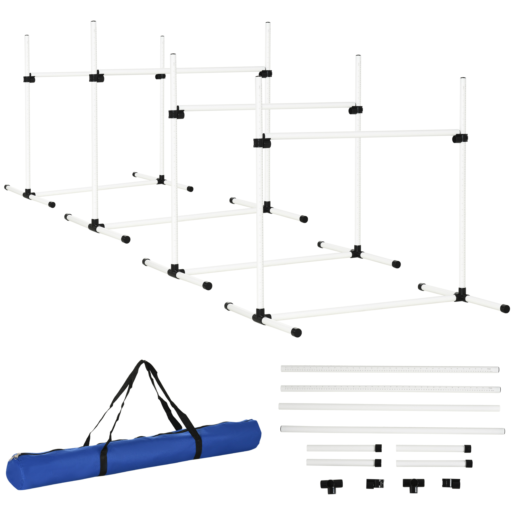 Canine Agility Set-White - Life Essentials