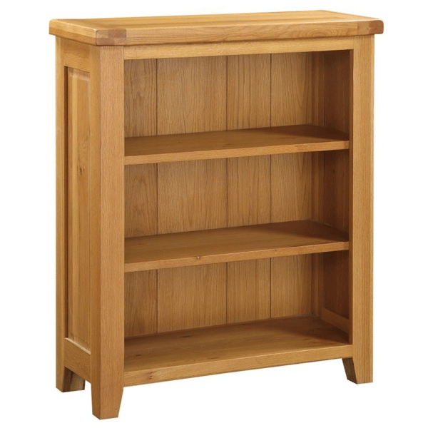Eden Solid Oak Small Bookcase - Oak Finish - Sigrid Mills