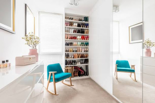 Wardrobe shoe storage