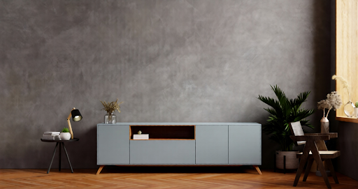 Grey chest of drawers