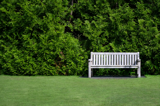 Outdoor garden bench