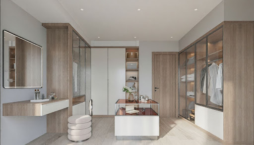 Wardrobe with Shelves for Better Organisation at Home