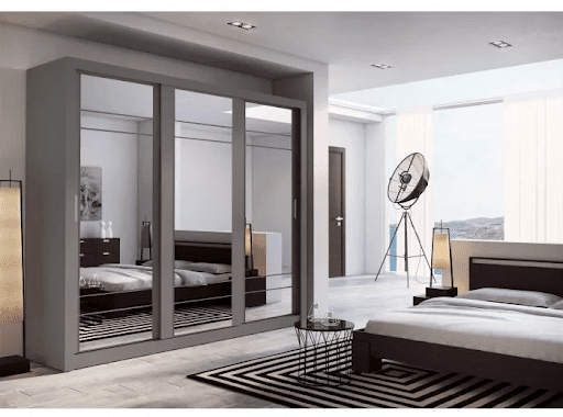 Sliding Wardrobe with Mirror Panels